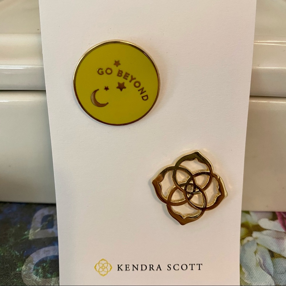 Kendra Scott Go Beyond & Logo pins